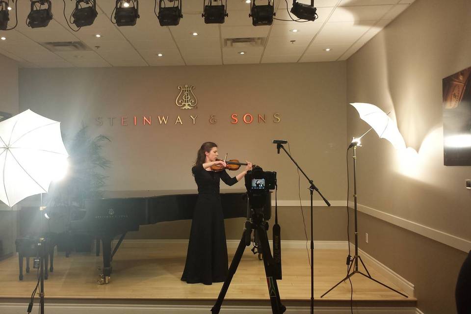 Recording at Steinway and Sons