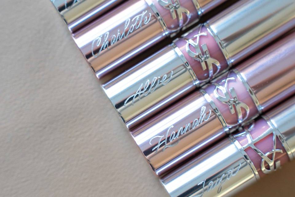 YSL Lipstick Engraving