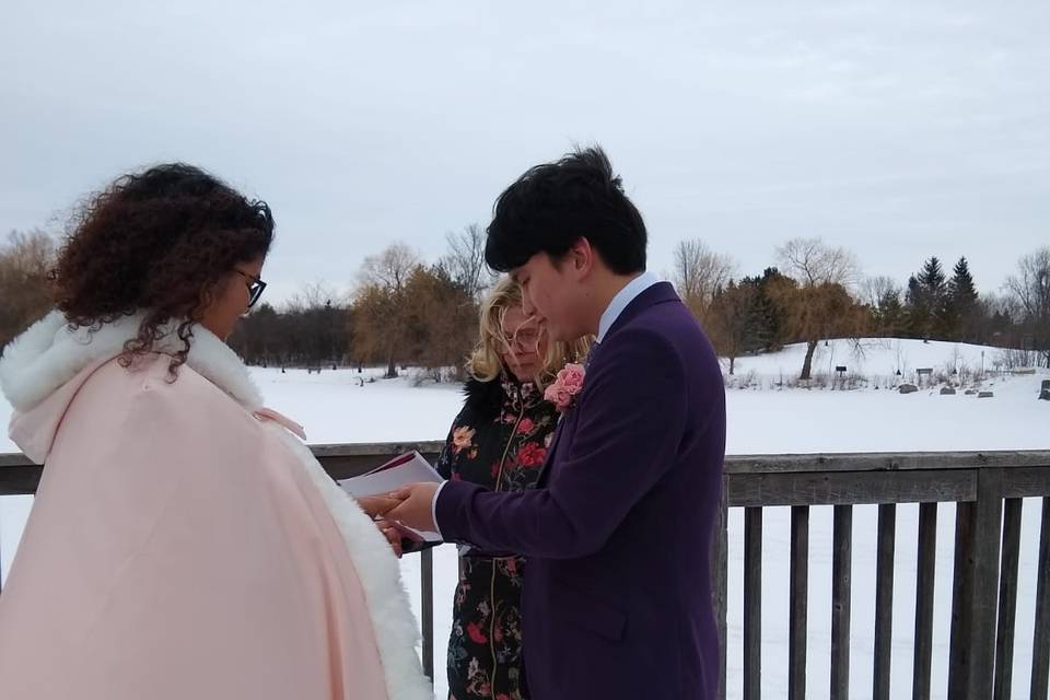 Winter wedding