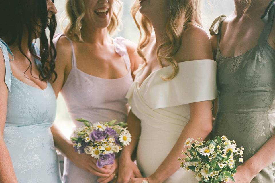 Bridal and Bridesmaid Bouqueta