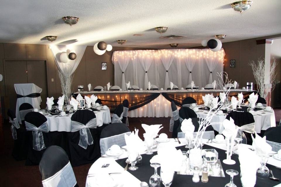 Black and White Chair covers