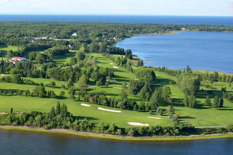 Aerial view of hole #14