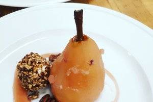 Poached pear