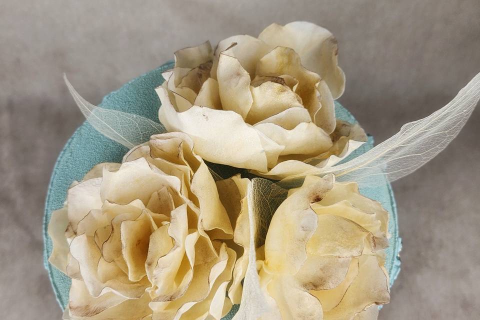 Waffle paper roses