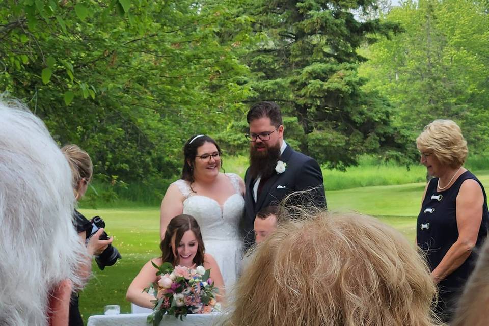 Signing the Register