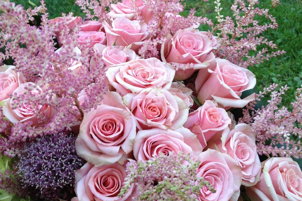 #pinkrosebouquet