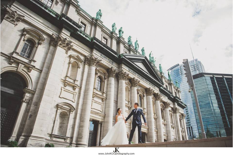 C+T montreal engagement photo