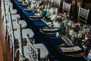 Beautiful Navy Wedding Decor