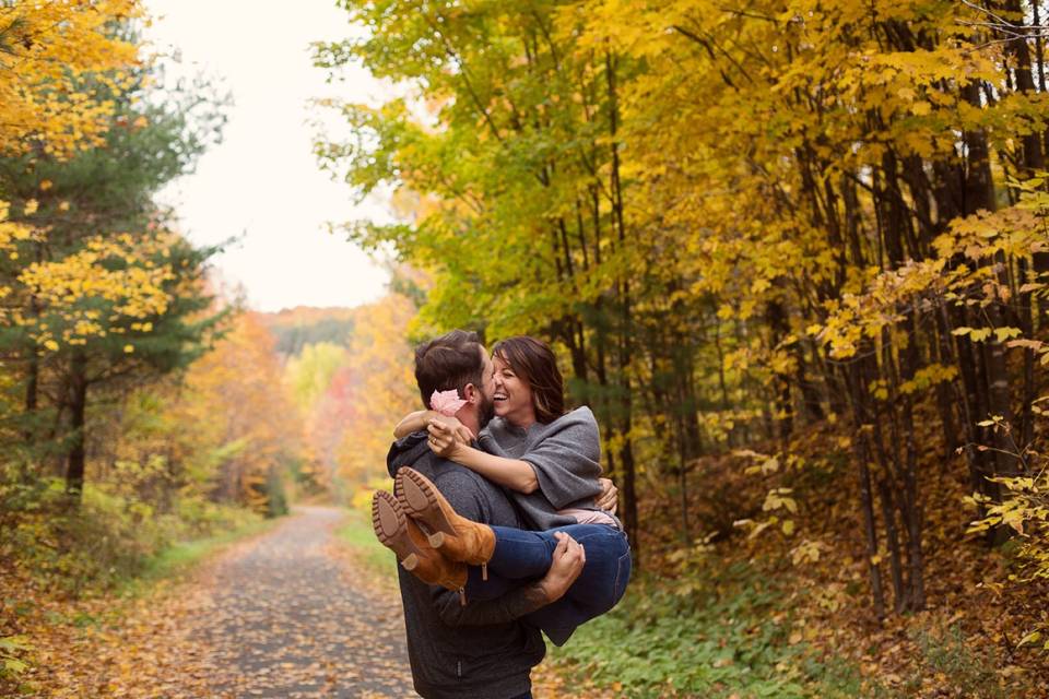 Fall engagement session