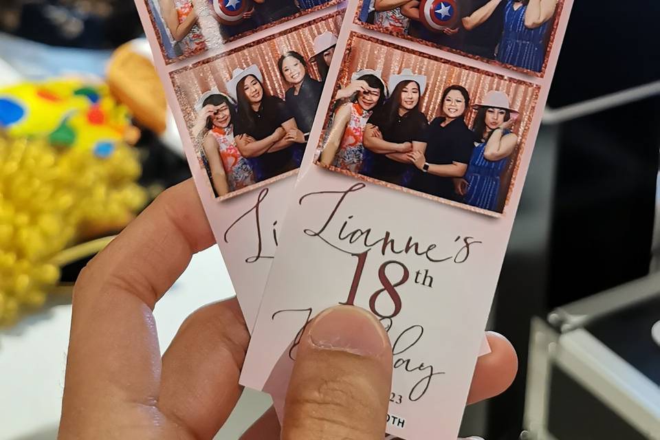 Birthday Photo booth