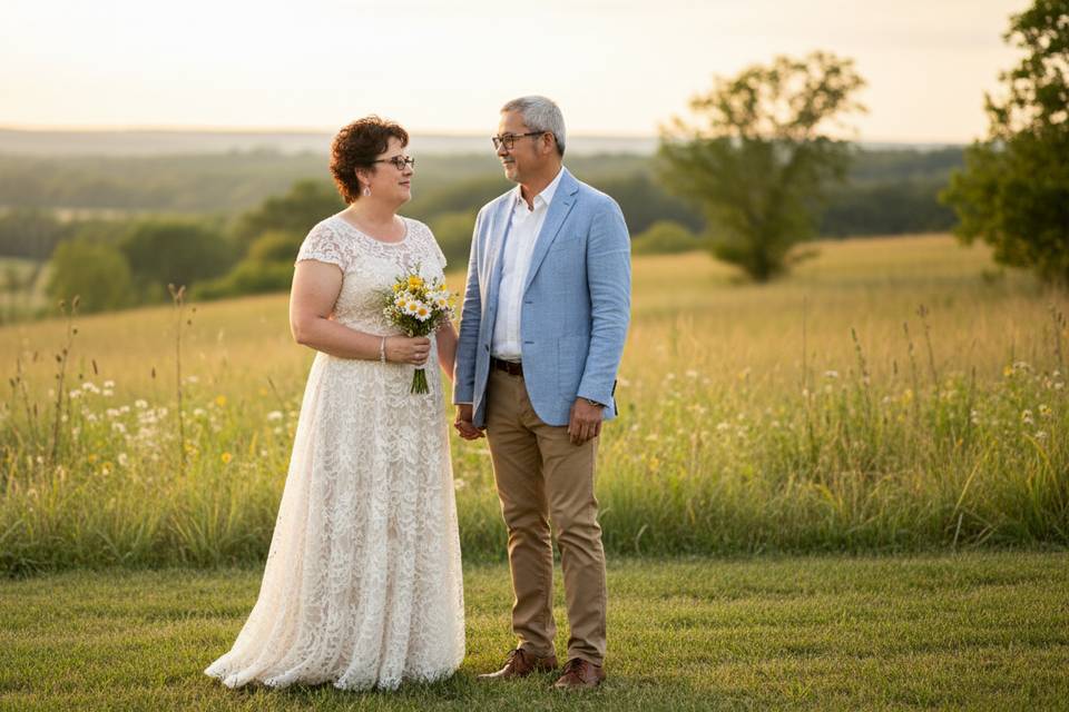 Couple ready to start