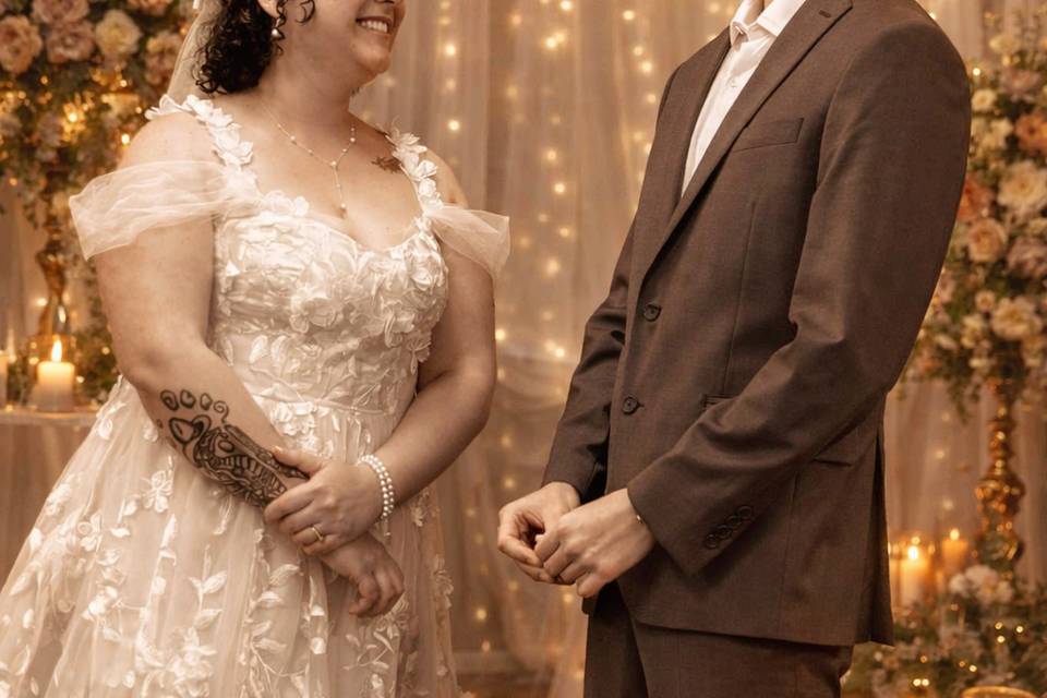 The beginning of a ceremony