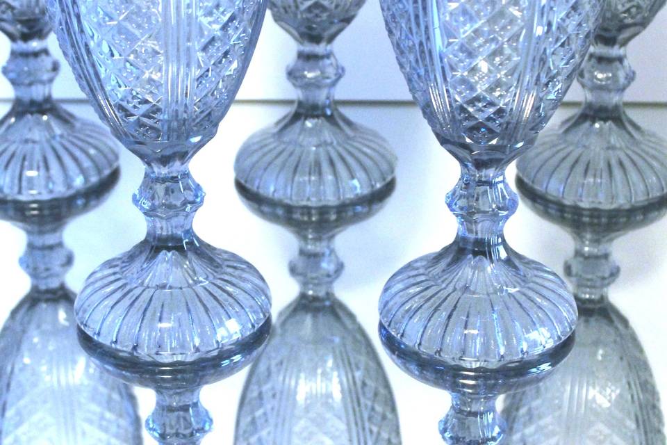 Blue glassware Serenity