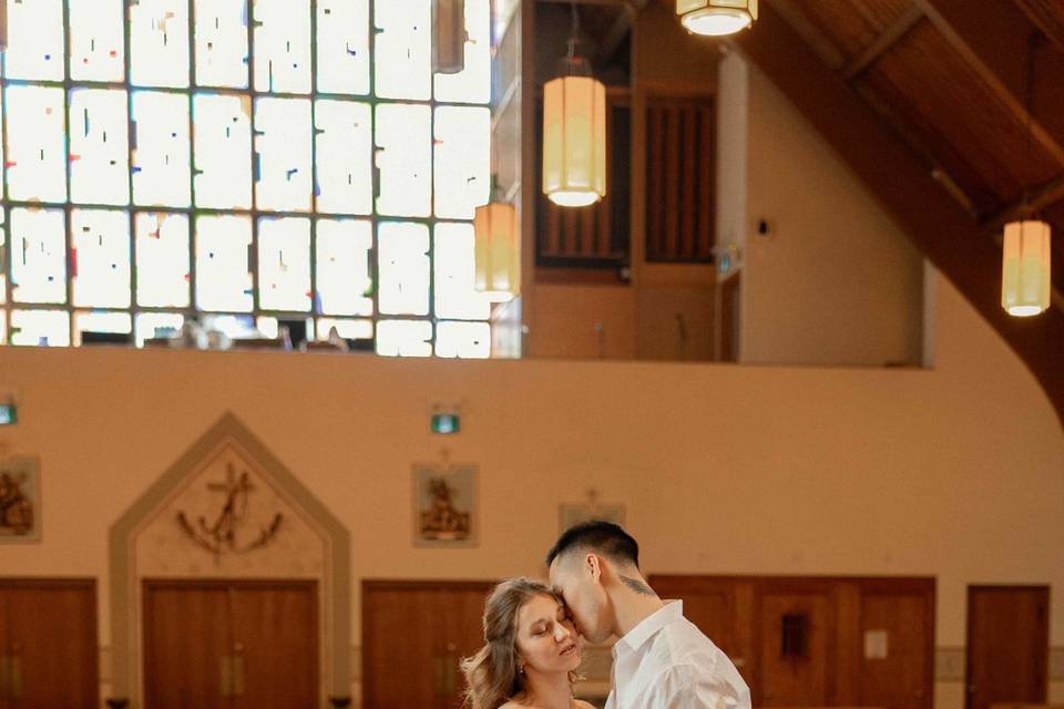 Editorial couple portrait