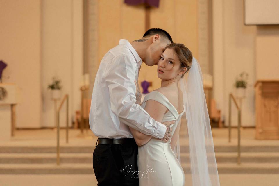 Editorial couple portrait