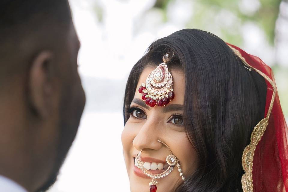 Cultural Bridal Close Up