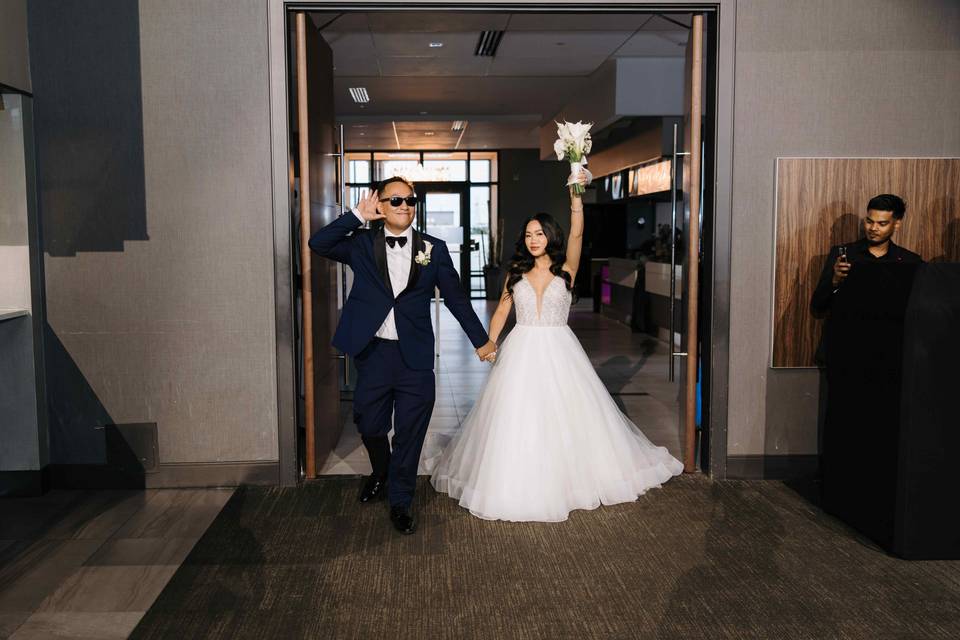 Reception grand entrance