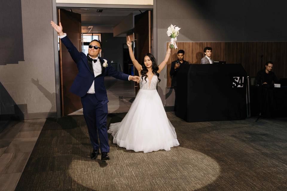 Reception grand entrance