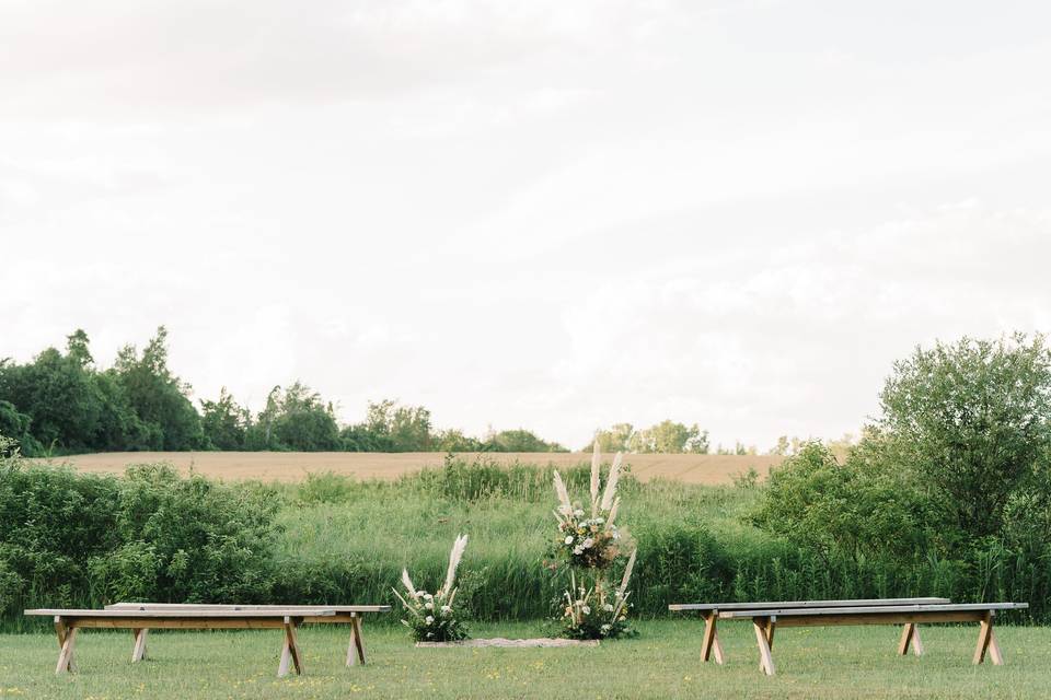 Outdoor ceremony