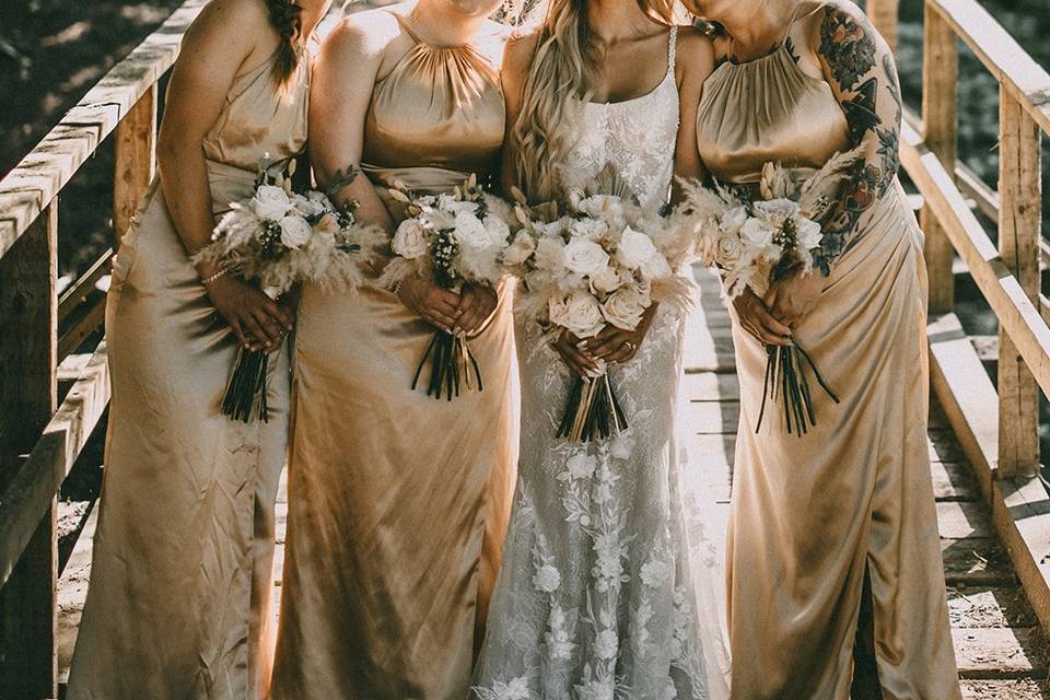 Bridal Party makeup and hair