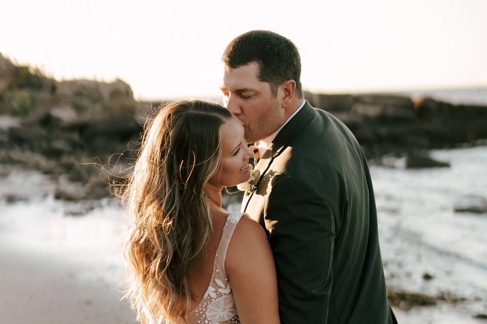 Kiss on the forehead
