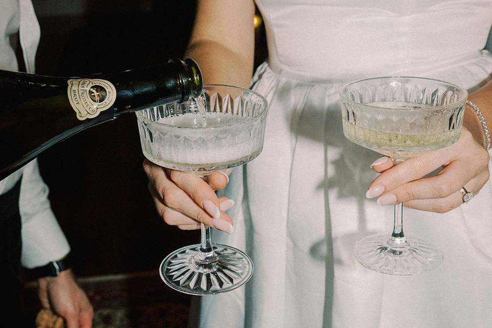 Champagne toast
