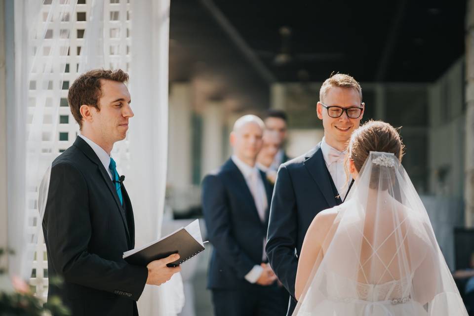 Ceremony setup