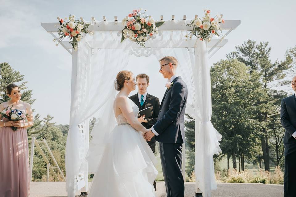 Ceremony setup