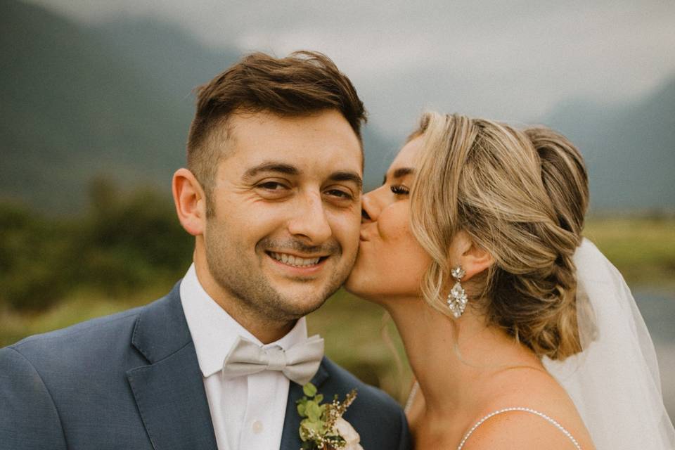 Wedding updo