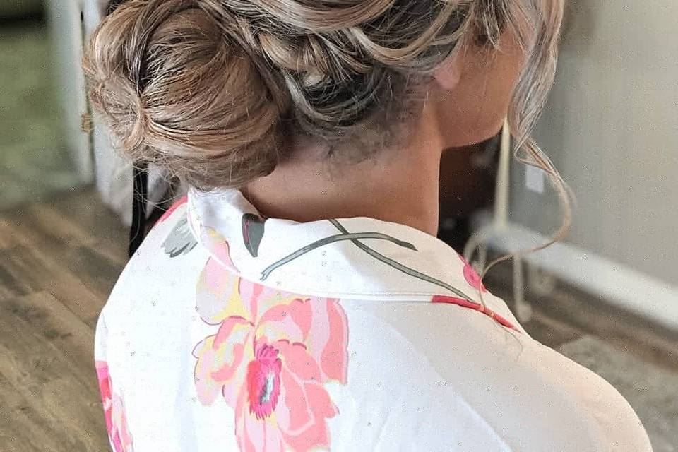 Messy updo