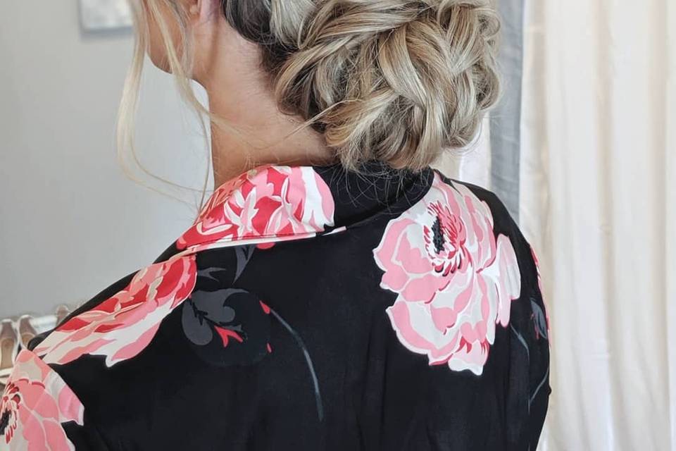 Braided updo