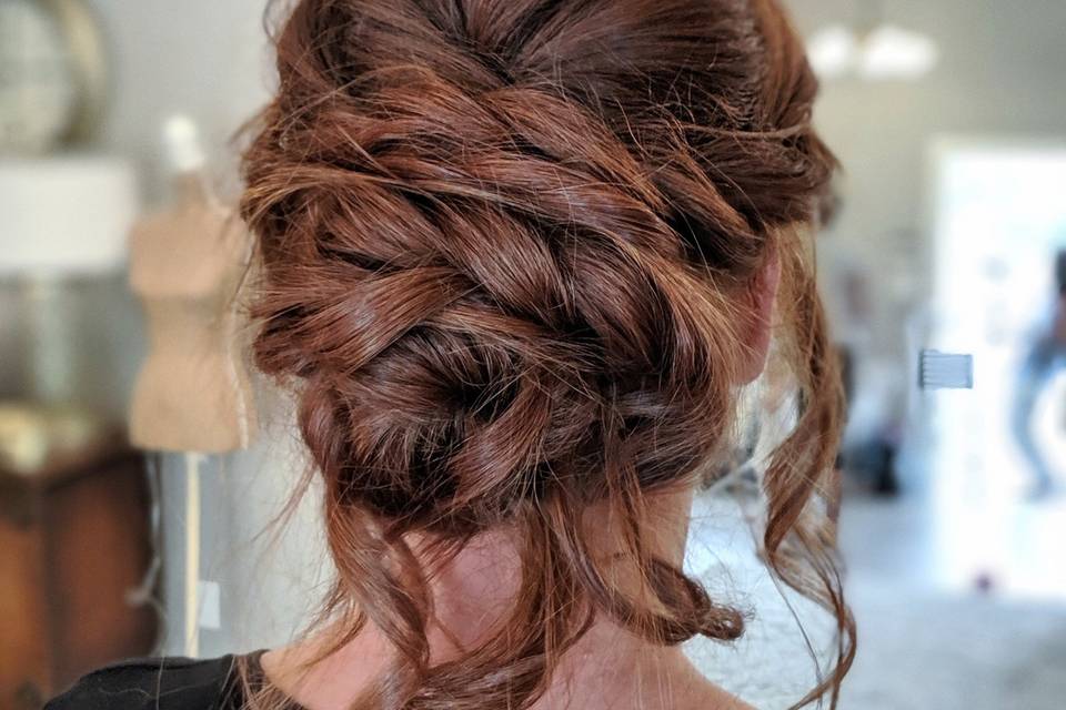 Twisted updo