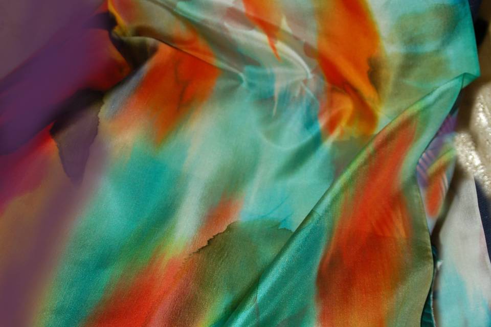 Golriz silk scarf