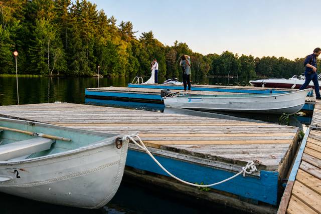 Wedding Photos by the Lake