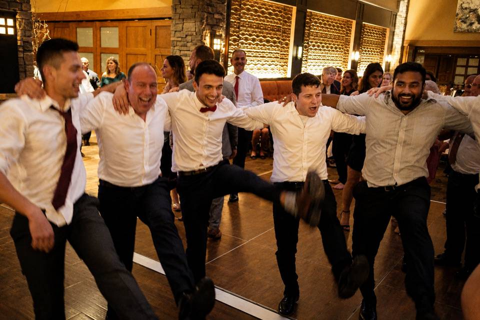 Friends Dancing Together