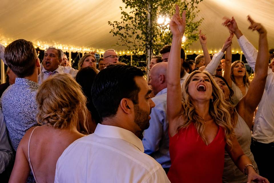 Packed Wedding Dance Floor