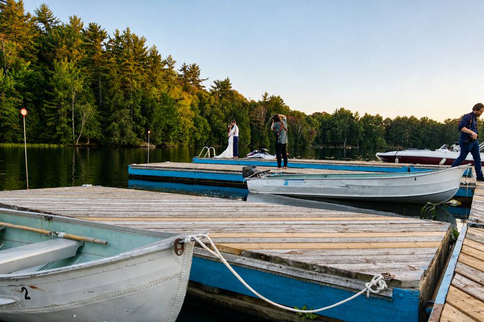 Wedding Photos by the Lake