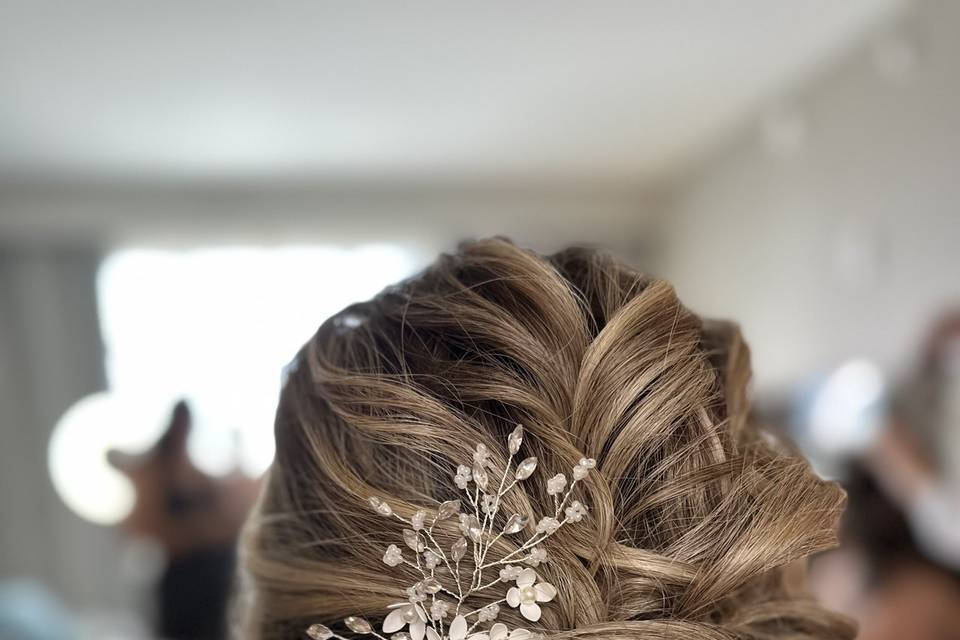 A gorgeous updo