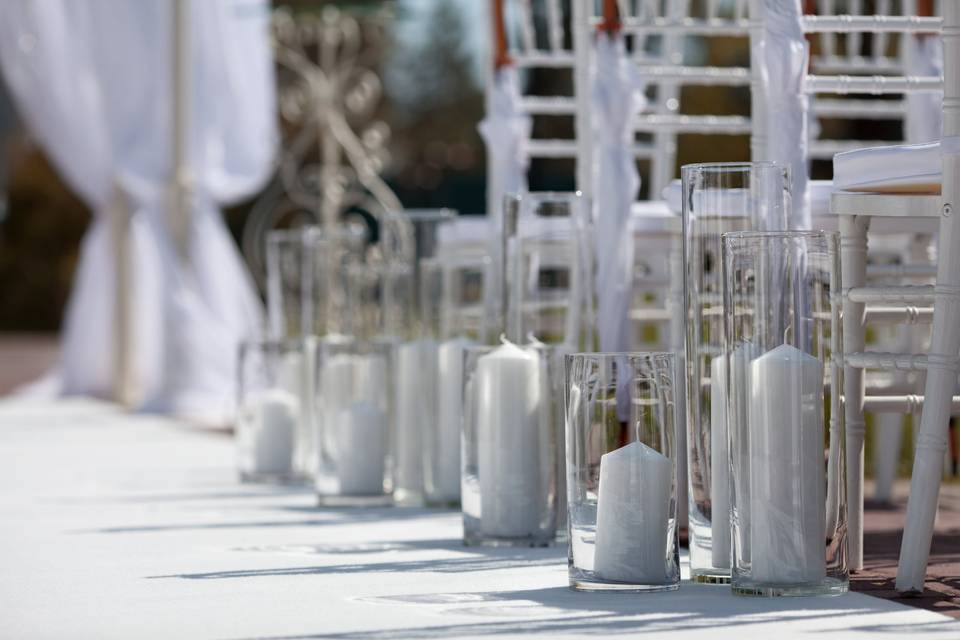 Ceremony Aisle Decor