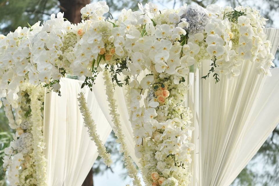 Floral Wedding Ceremony
