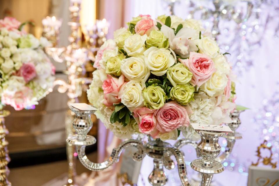 Bling Floral Centerpieces