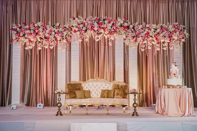 Engagement Wedding Stage Decor