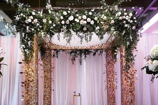 Gold Chuppah/Arch/Mandap