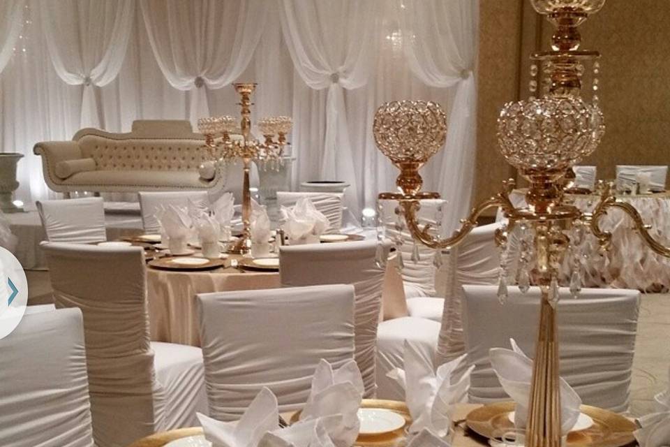 Gold and White theme