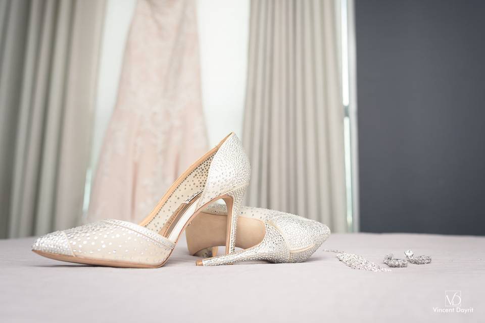 Wedding Dress & Shoes