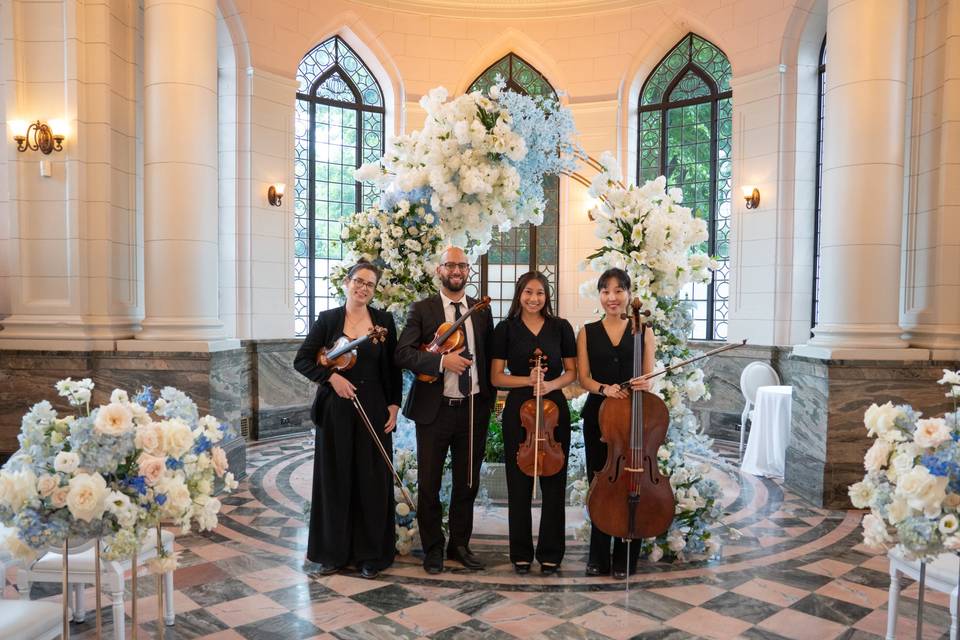 String Quartet at Casa Loma!