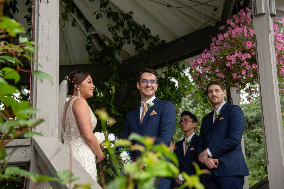 Beautiful couple vows