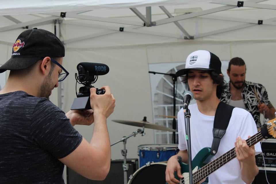 Filming the Band