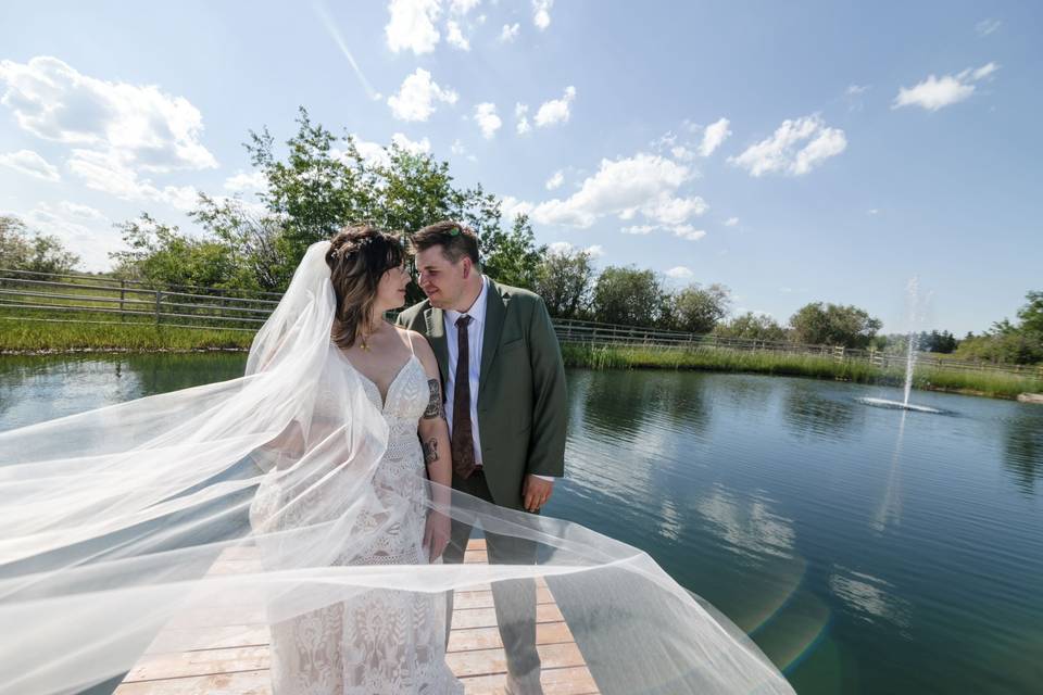 Fountain Pond Ceremony Garden