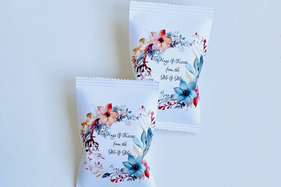 Custom wedding favour pouch